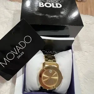 Movado | Accessories | Movado Womens Watch 370679 Bold Gold  display picture 2